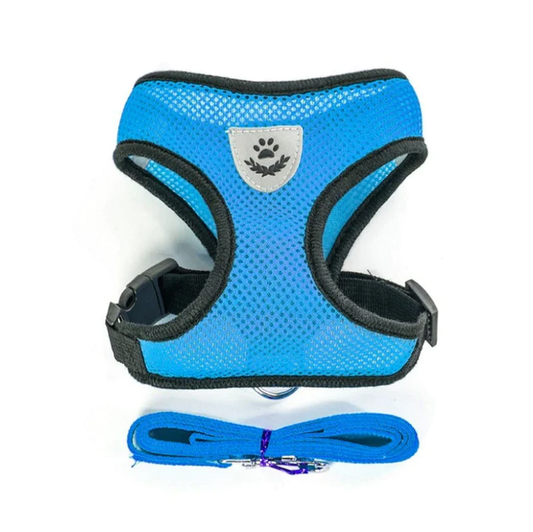 AirMesh Reflective Pet Harness & Leash Set