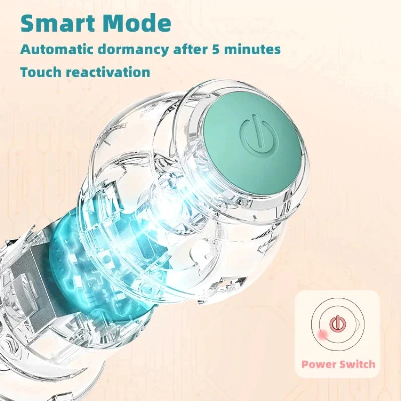 Smart Self-Rolling Pet Ball Toy