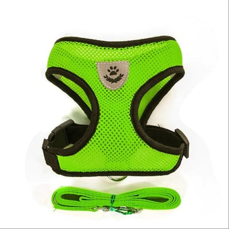 AirMesh Reflective Pet Harness & Leash Set