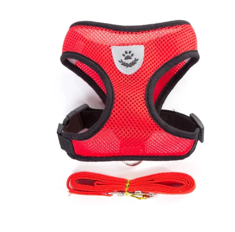 AirMesh Reflective Pet Harness & Leash Set
