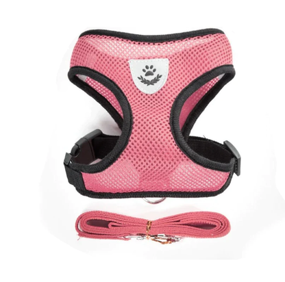 AirMesh Reflective Pet Harness & Leash Set